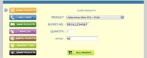 load central|loadcentral webtool.